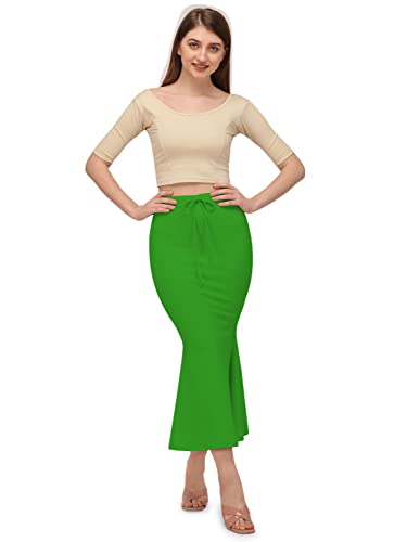 Image of Mehrang Stretchable Saree Shapewear Petticoat for Women, Cotton Blended,Petticoat,Skirts for Women,Shape Wear Dress for Saree