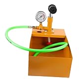 DIKACA Handdruckprüfpumpe aus Aluminium für Wasser Hydrauliktests Präzises Manometer Geeignet für Industrie Bauwesen und Druckprüfung von Ventilen und Rohren Zufällige