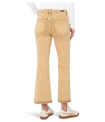Liverpool Women's Hannah Mid-Rise Crop Flare Pants W/Fray2
