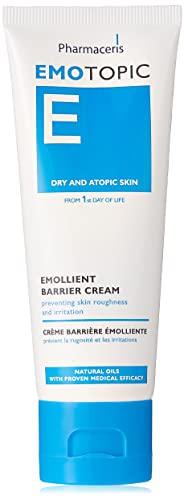 Pharmaceris Emotopic, Emollient Barrier Cream for Face and Body Preventing Skin Roughness and Irritation, Hypoallergenic Cream - 75 ml