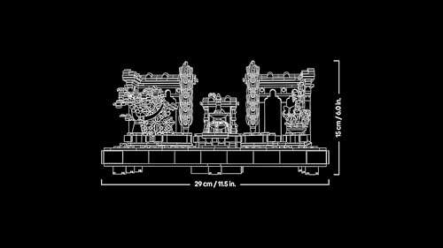 Image of LEGO Icons Fountain Garden Home and Office Decor, Building Set for Adults 10359 Building Blocks for 18+ Gift