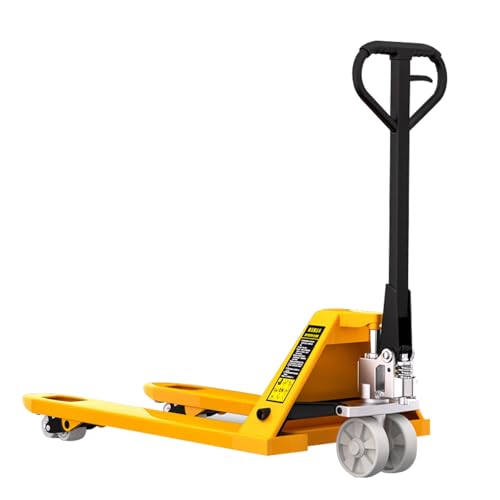 Transpaleta Manual,Equipada con Ruedas de Poliuretano y Nailon,Adecuada para Uso Industrial y en almacenes,con una Capacidad de Carga de 2 a 3 toneladas.(550-3ton-Nylon)