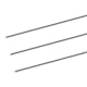 iMeistek 304 Edelstahl Rundstab, 2,5 mm x 250 mm Metall Solide Runde Welle Stäbe für RC Modellautos, Gartendekoration, DIY Handwerk (3PCS)