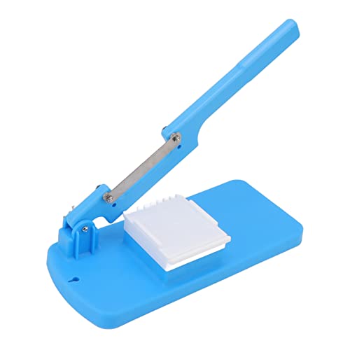 Manual Frozen Meat Slicer,Hand Slicing Machine Multifunctional Table Cutter Alloy Steel Rice Cake Slicing Machine Knife for Fruit Bread Vegetable