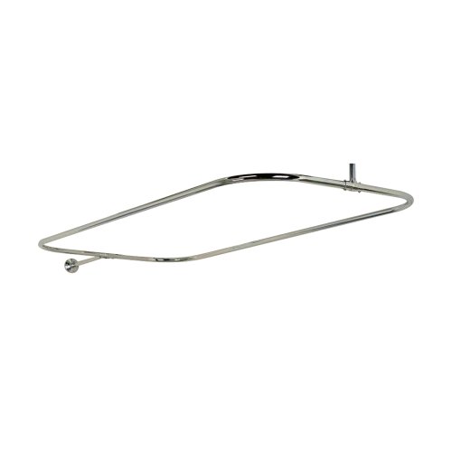 Barclay 4150-48-CP Rectangular Shower Rod, 48-Inch