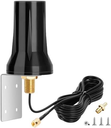 Greatzer 5G LTE 4G antenne Outdoor 7DBI omnidirectionele signaalversterker SMA / TS9 antenne 700-6000 MHz, GSM/GPRS/2G/3G/4G/5G voor 5G LTE router, intelligente veiligheidsbewaking thuis - 3 m