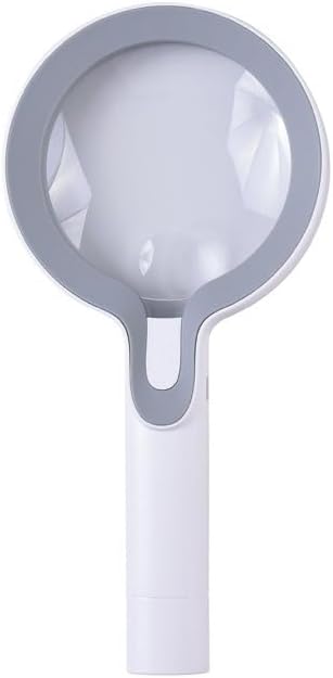 10X 25X Illuminated Magnifier Rechargeable Handheld Magnifying Glass LED