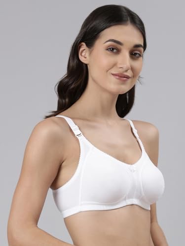 Image of Dollar Missy Pack of 2 Women's Combed Cotton Elastane Wire-Free Panelled Support Bra