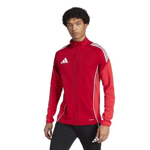 adidas Performance Tiro 25 Competition Veste de survêtement pour homme Rouge/violet Taille M