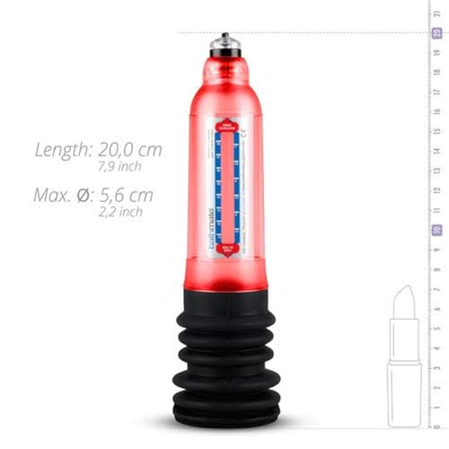 Développeur Hydro 7 Rouge Bathmate : hydropompe intime mâle - 4