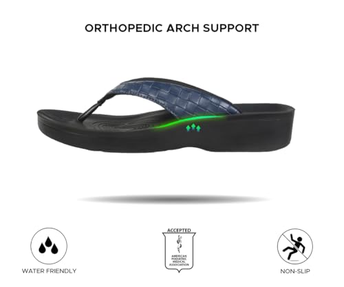Image of AEROTHOTIC Comfortable Arch Support Flip Flops for Women Orthotic Sandals
