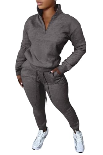 Nimsruc 2 Piece Outfits for Women Casual Pullover Sweatsuits Tracksuits