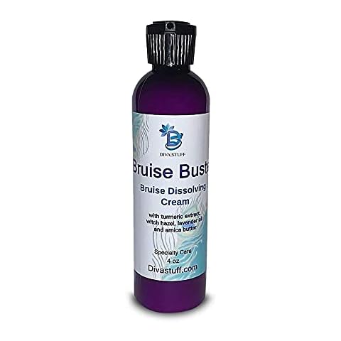 Diva Stuff Bruise Busting Cream With Turmeric,Witch Hazel, Lavender and Arnica, 4oz Bottle Cover