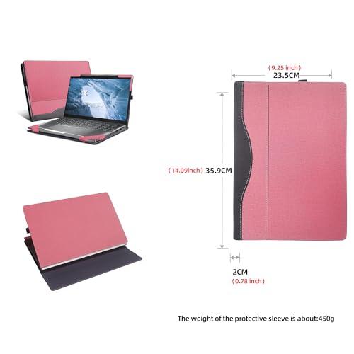 Funda para portátil Lenovo IdeaPad 1 15.6'' PU cuero rosa miniatura 2