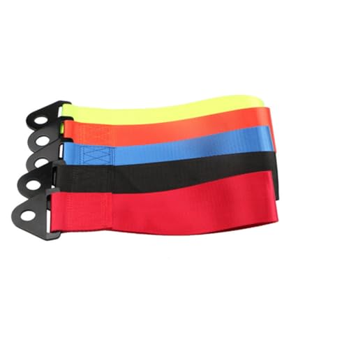 LOLIPPYY 高耐久ダクロン牽引ロープ 車用フック付き 対応 トレーラー牽引 簡単操作 設計 レッド