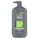 Dove Men+Care Body Wash for Men's Skin Care Extra Fresh Effectively Washes Away Bacteria While...