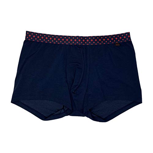 Derek Rose Mens Hipster Boxer Briefs Underwear, Band 45 Navy, Large