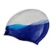 Techinal Swimming Hat Silicone Swim Hat Adult Kids Waterproof Elastic Swimming Hat Comfortable Bathing Hat for Long Short Hair