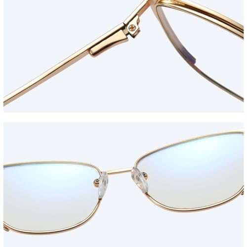 Lunettes œil de chat en métal fin, l'accessoire géométrique chic et durable - 5