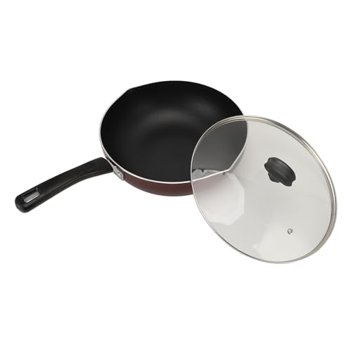 Sartén Wok antiadherente de hierro con mango de madera miniatura 3
