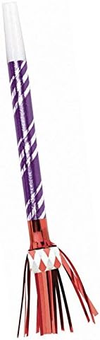 Assorted Colors Deluxe Packaged Foil Blowouts, Party Favor image 3