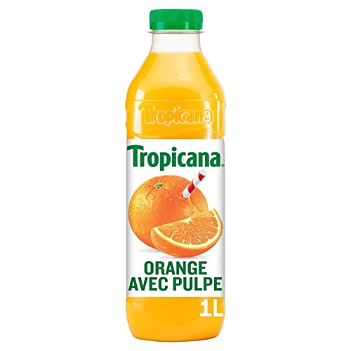TROPICANA - Orange Avec Pulpe 1L - Lot De 4 - Offre Special