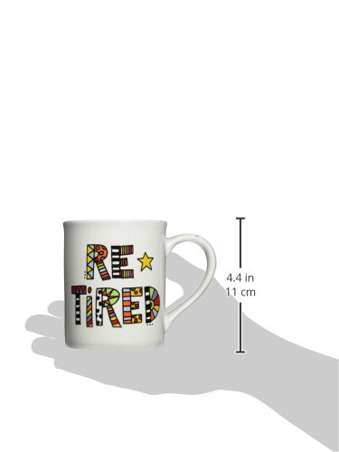 Enesco Our Name Is Mud Cuppa Doodles Like A Sister Coffee Mug, 16 Ounce, Multicolor