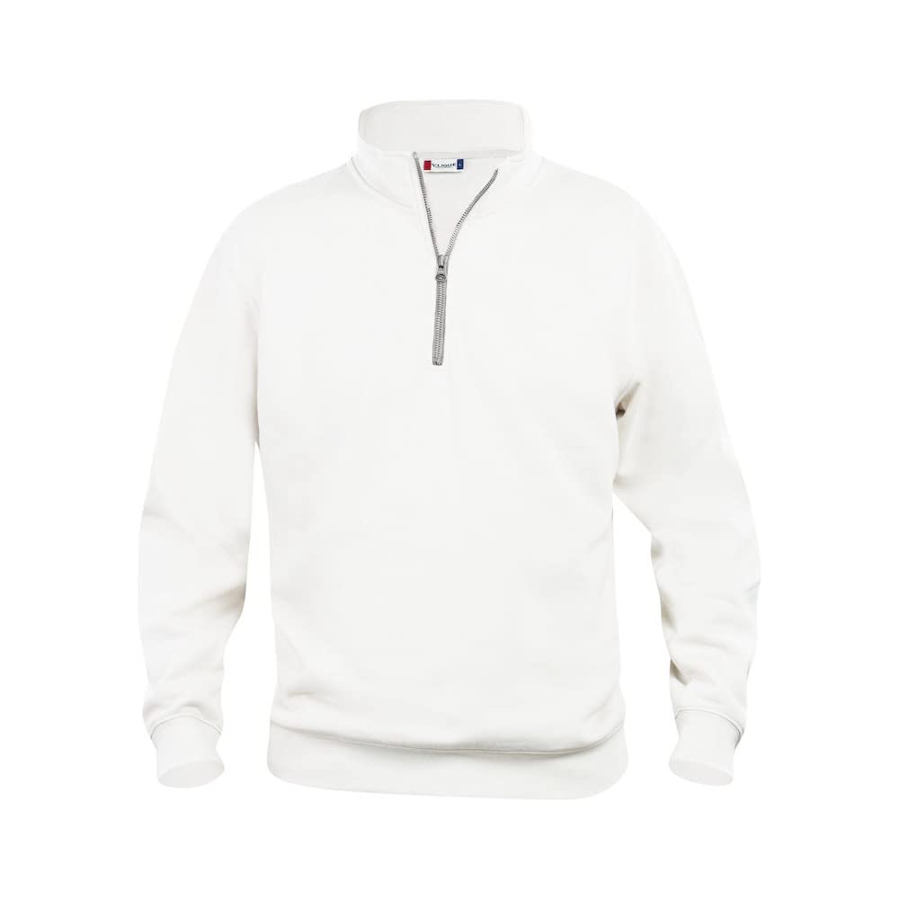 CliQue Unisex Adult Basic Half Zip Sweatshirt (3XL) (White)