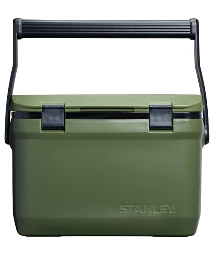 Stanley Adventure Outdoor Cooler 16 qt | Heavy Duty Outdoor Camping Cooler with Easy Carry Top Handle | BPA-Free | Dried Pine