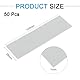 QUARKZMAN 50 Stück Unterlegplatten Kunststoff Abstandshalter 100 x 28 x 1 mm Fliesenkeile Distanzplatten Ausgleichsplatten Distanzklötze Unterlegklotz Verglasungsklötze für Fenster, Grau