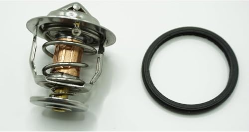 Thermostat 129470-49801 Compatible with Yanmar 3JH 4JH 4JH110 4JH2 4JH3 3JH2-E 3JH3-E 4JH3-E 76.5°c