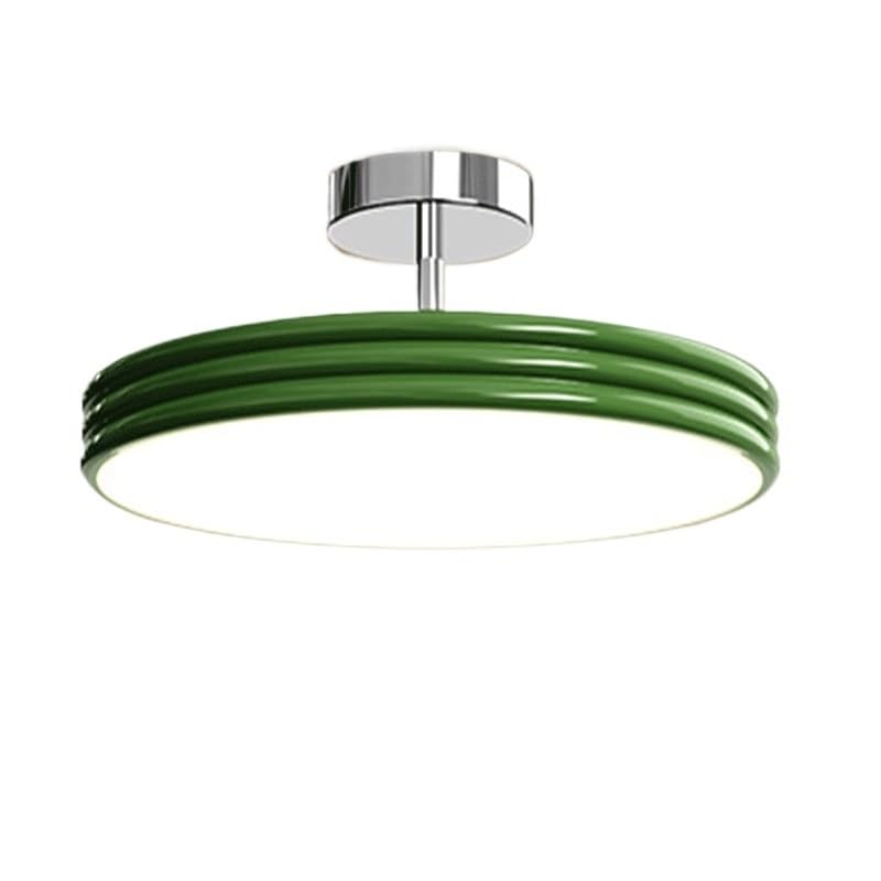 Plafonnier encastré à LED en fer forgé et PMMA rond pour couloir et cuisine