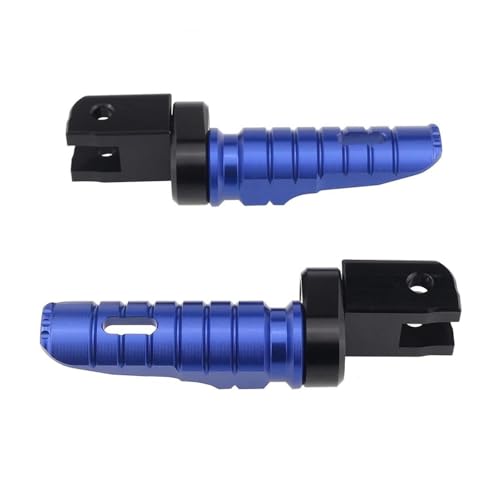 トリプル RS の速度 トリプル 1200 RR RS トライデント 660 デイトナ 675 R タイガー スポーツ 660 に適合する フロント フット ペグ 調節可能なフットレスト フットペグ(A-ブルー)