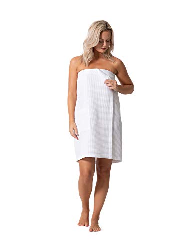 Robe Direct Quick Dry, Lightweight Waffle Spa/Bath Wrap with Adjustable Closure & Elastic Top4