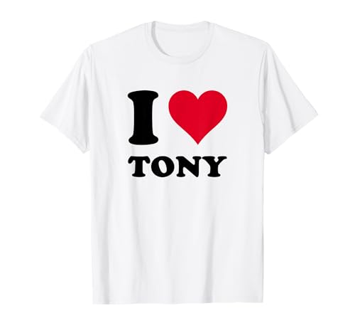 Me encanta Tony Camiseta