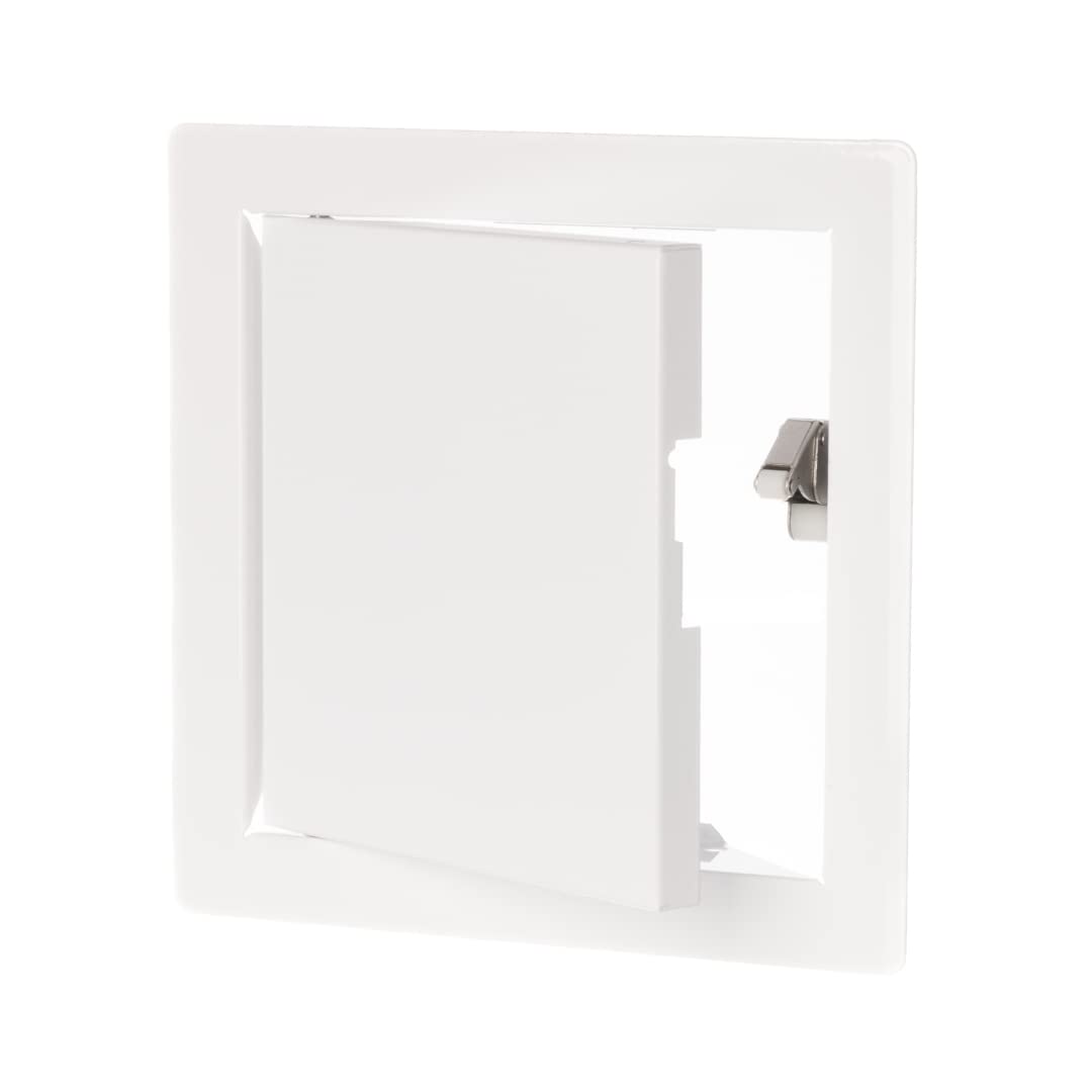Europlast White 150X150mm / 6X6 Inch Metal Access Panel - Inspection Door - Vision Hatch