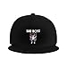 SFDXCT Junior Musics H Adjustable Baseball Cap Flat Bill Visor Classic Fashionable Hip-Hop Cool Trucker Cap Unisex Black