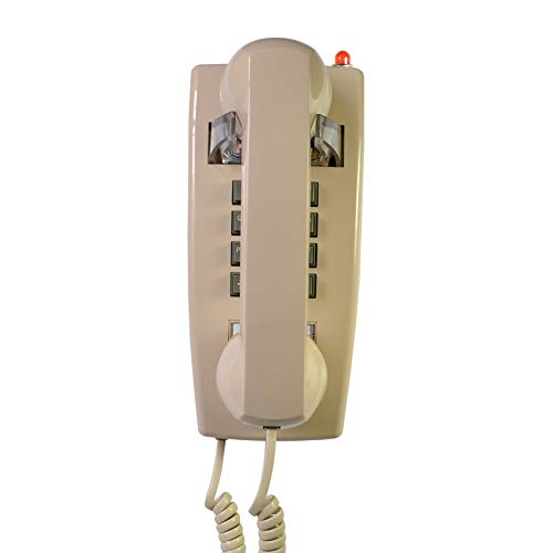 XAOBNIU Teléfono con Cable Teléfono Fijo Gondola Style Baño Retro Montado en la Pared Creative Metal Ringtone Extensión (Color : White)