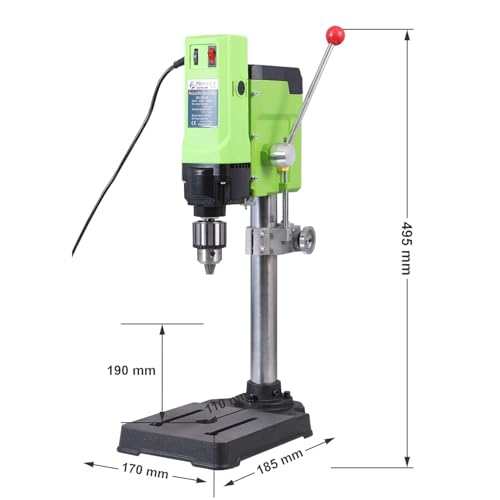 Image of Hetkrishi 16mm x 1050W Multifunctional electric Bench Press Drill machine with 3 Level Speed Drilling - Chuck 3-16 millimeters 2.5 Inch depth- Procut Drill