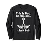 Photo Gallery this is bob knock knock joke tee - umorismo senza braccia maglia a manica Photo Gallery this is bob knock knock joke tee - umorismo senza braccia maglia a manica