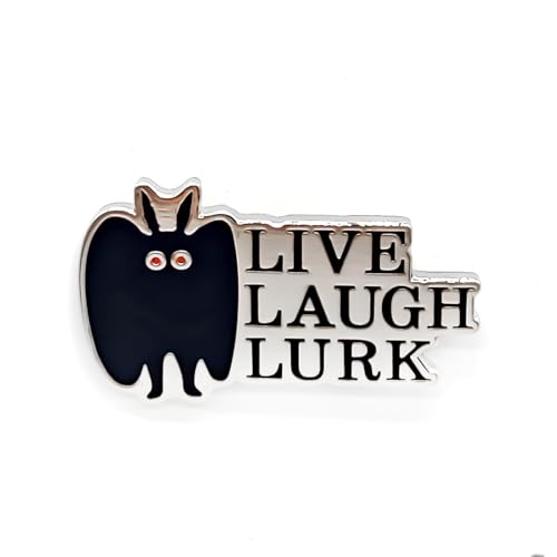 Cute Mothman Badge Pin - Gothic Series - Enamel Lapel Pin - Plated Badge for Clothing, Bags, and Lanyards