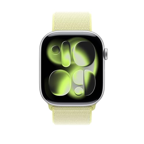 Image of Apple Watch Band - Sport Loop - 46mm - Neon Yellow - One Size (Fits Most)