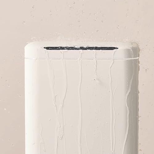 Papelera inteligente con sensor 13L acero inox blanco miniatura 4