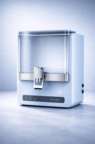 Image of Aqua Era RO Water Purifier for Home| High Capacity 9Liter Tank| 7 Stage Advanced Filtration| RO+PP+Sed+Carbon+Alk+Zinc+Copper| 4000 TDS | Best RO for Home, Office & Family (SILK BLUE)