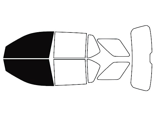 Rvinyl Window Tint Kit Compatible with Chevrolet Traverse 2018-2023 - Front Precut Kit - 5%