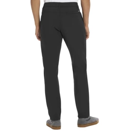 Hurley Calça masculina elástica de desempenho híbrido repelente de água, Preto, 32W / 30L