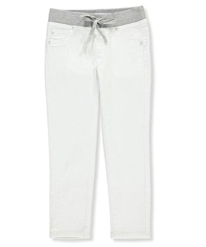 Seven7 Girl's Knit Waist Ankle Skinny Jeans (Maui Mau White, Size 16)2