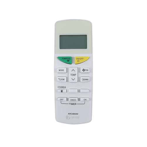 Image of 7SEVEN Compatible with Daikin AC Remote Control ARC484A4 Model 132G Suitable for Split and Window 1 1.5 2 Ton Air Conditioner Remote - Match Each Key by Key Exactly with existing AC Remote Function