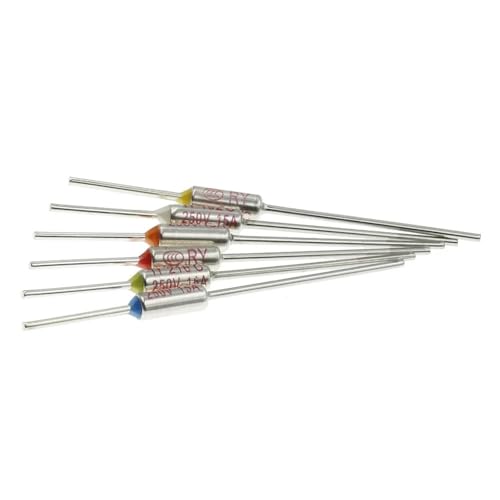 Fusible térmico 10A 75 grados termofusible de seguridad 250V para motores eléctricos pack 10