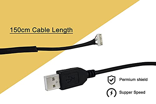 Image of USB 2.0 morpho cable, morpho device cable for Mso 1300 E /E2 /E3 Biometric Finger Print Scanner morpho USB cable (USB 2.0)